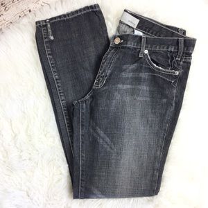 Gap Skinny Black Distressed Denim Jeans Size 12